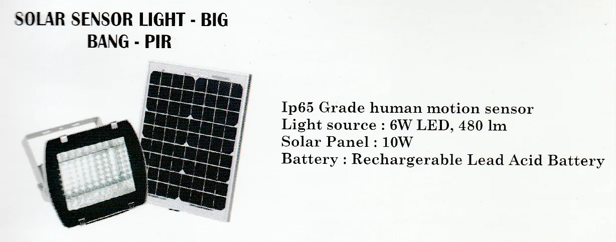 Paket Lampu Sorot Big Bang PIR