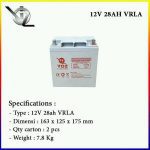 Baterai VOZ 12V 28AH GEL Murah