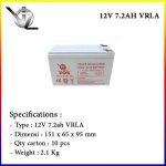 Baterai VOZ 6V 7.2AH GEL Murah