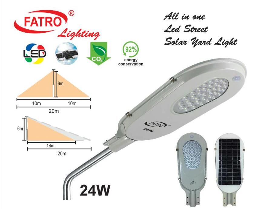 Jual Lampu Jalan Allin1 Fatro 24 Watt Murah  Mentari 