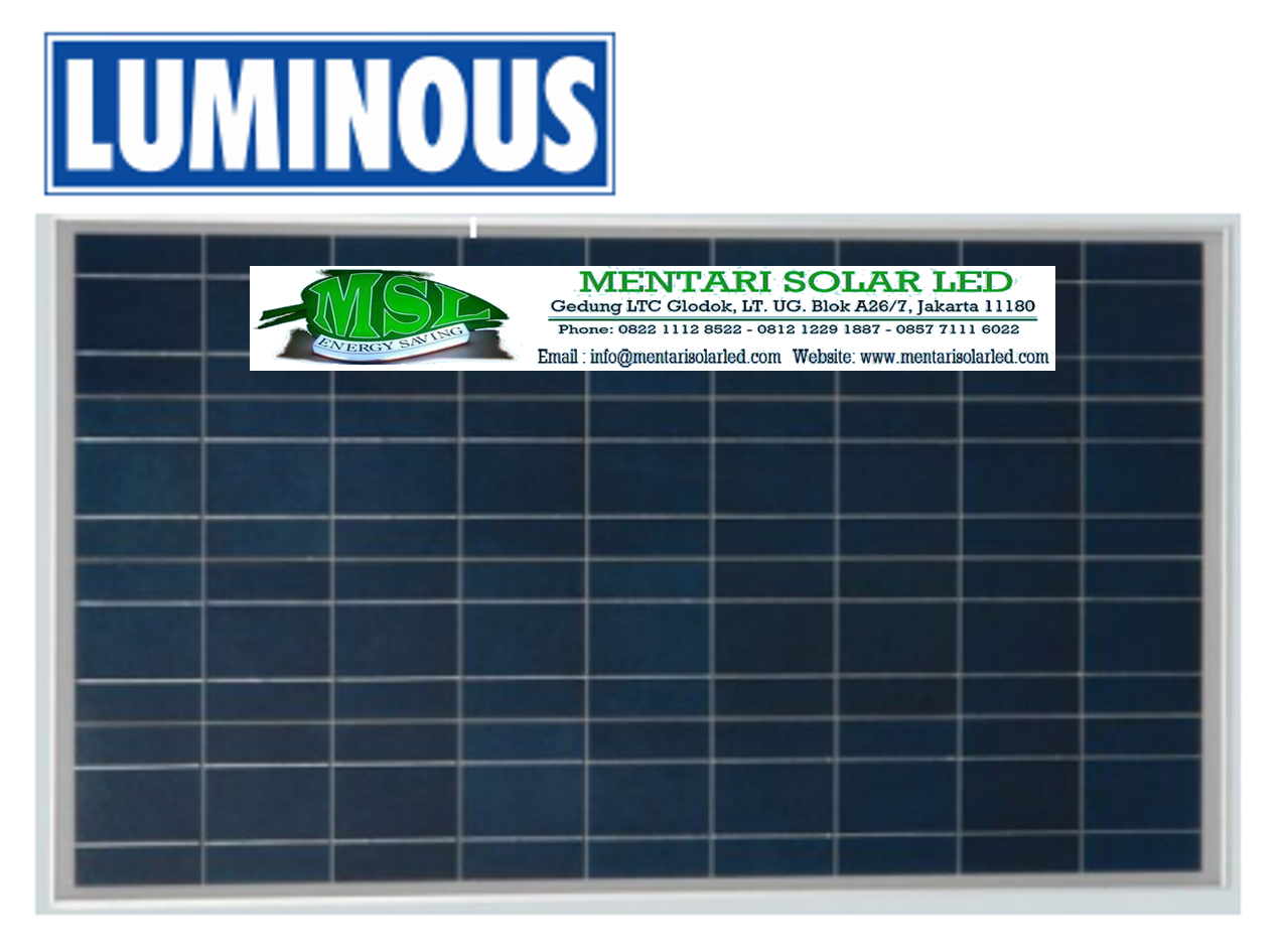 Solar Cell Luminous Paling Murah SeGlodok Jakarta