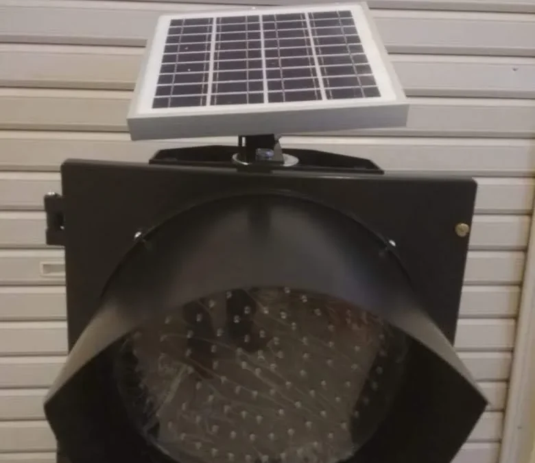 Lampu Warning Kuning Murah Sistem Surya